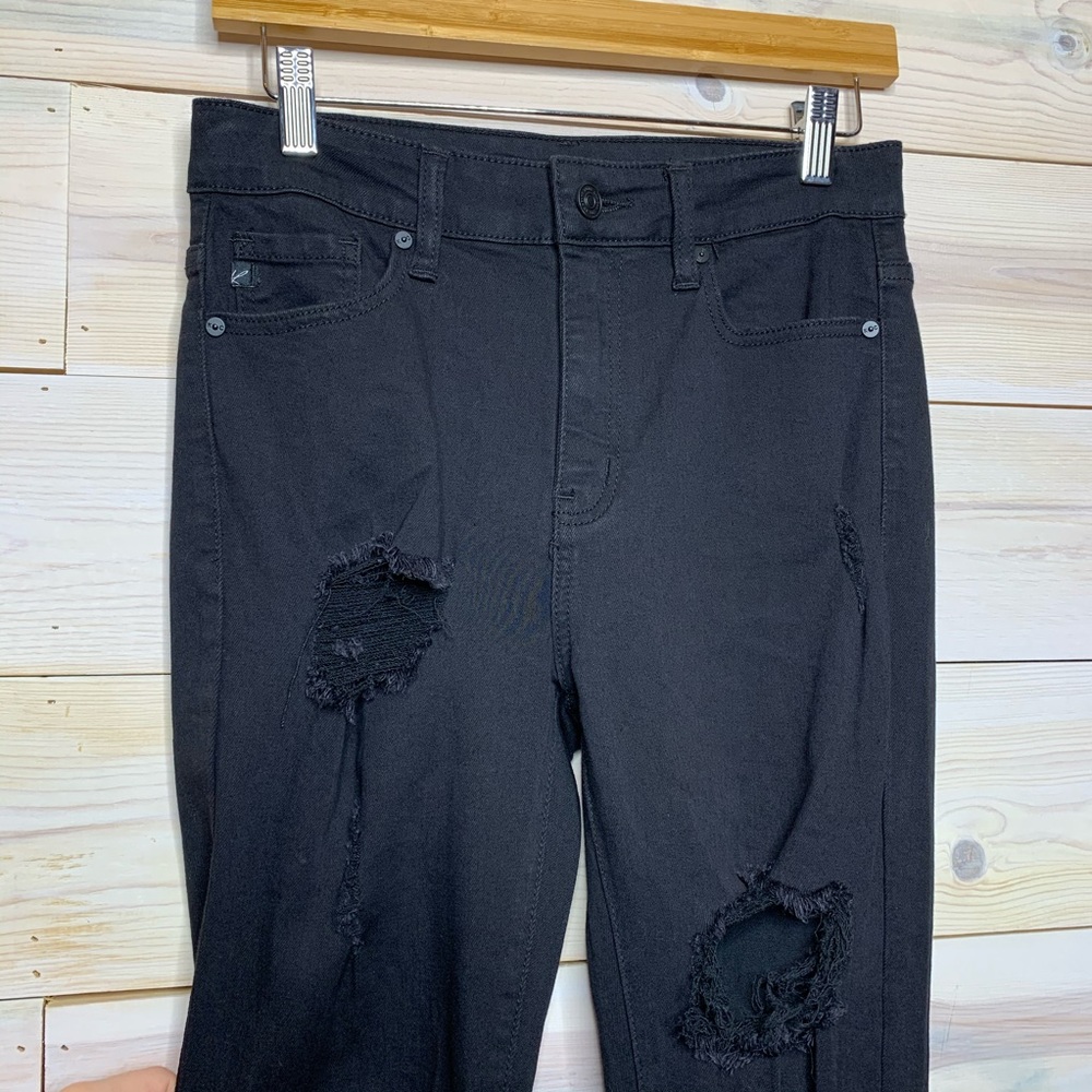 GS - KanCan Black Skinny Jeans with Large Holes 7/27